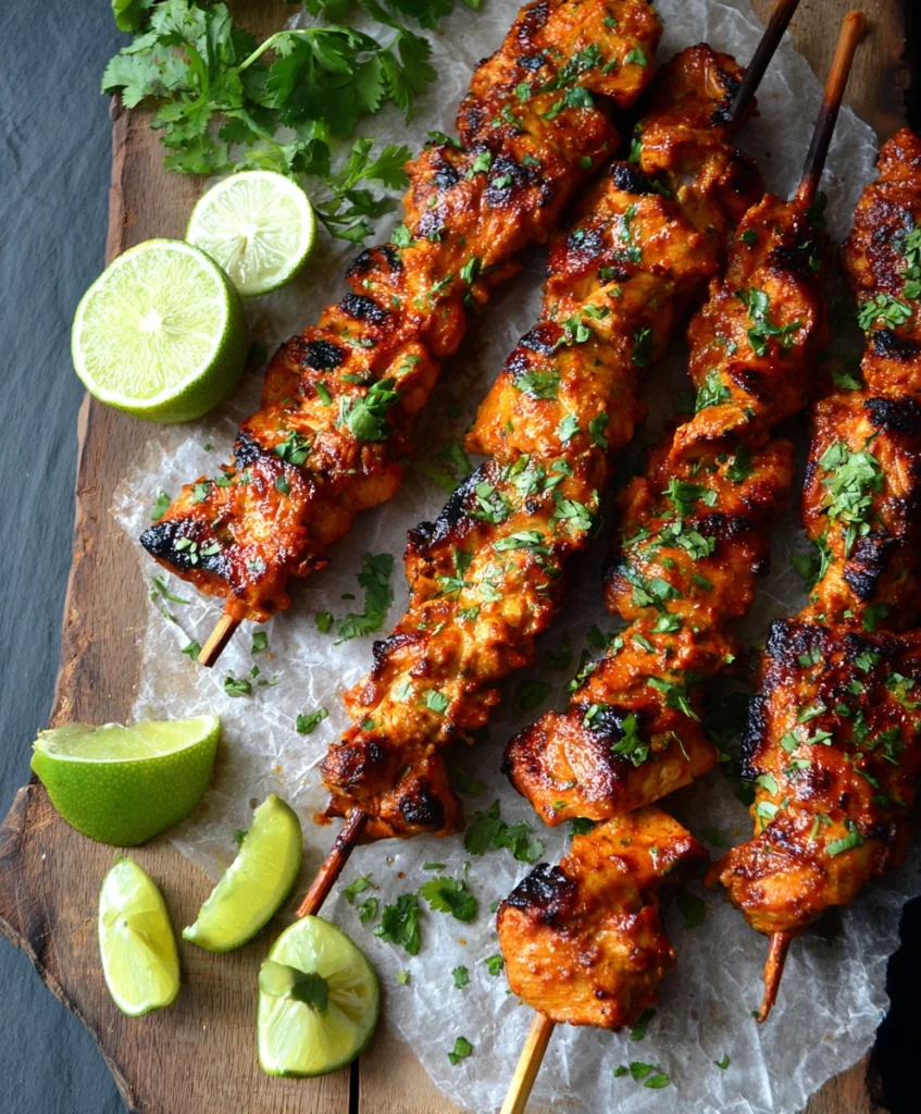 Paprika Lime Chicken Skewers Recipe