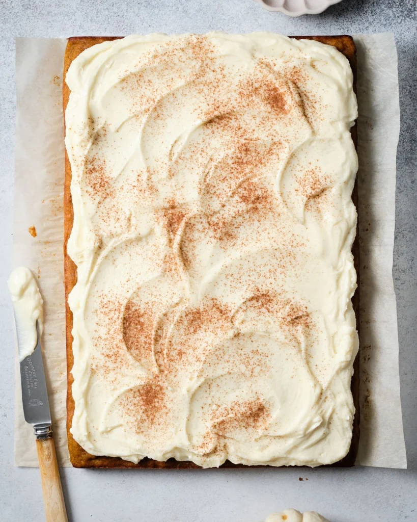 pumpkin bars with cream cheese frosting recipe