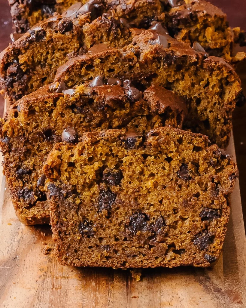 pumpkin chocolate chip bread