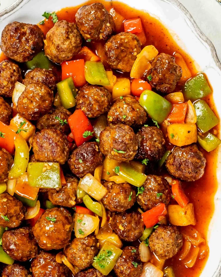 sweet and sour meatballs