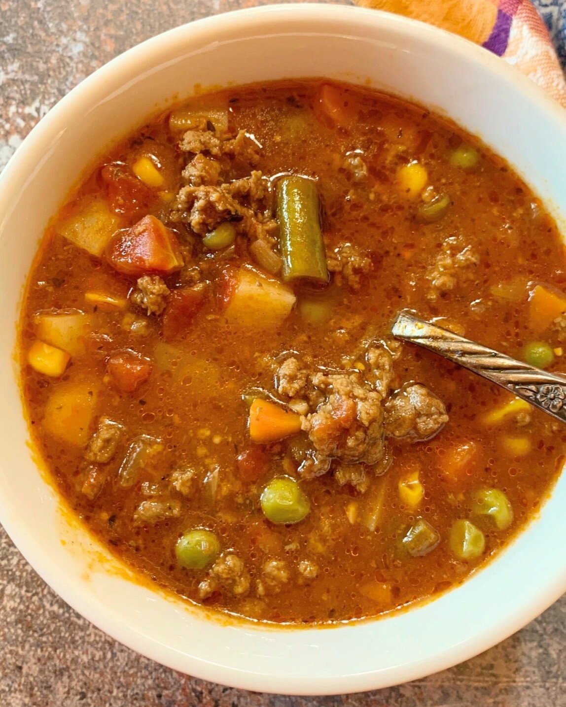 hamburger vegetable soup
