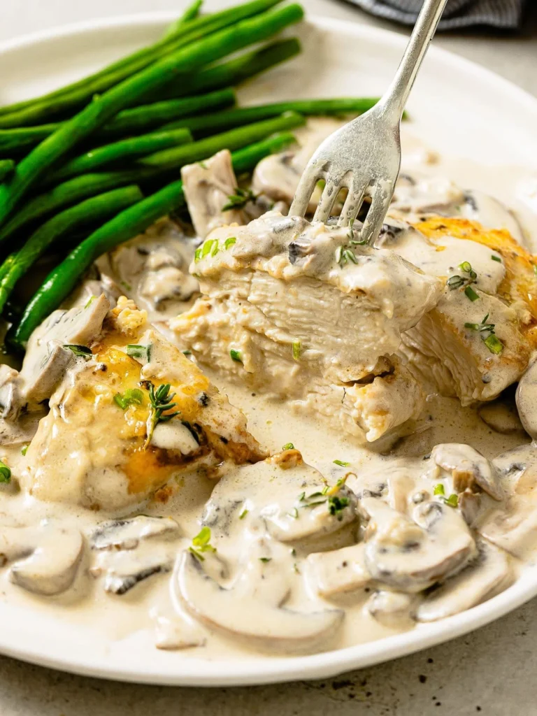 Creamy Mushroom Herb Chicken