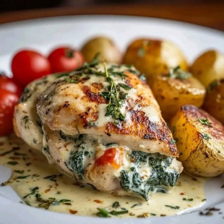 Creamy Spinach Garlic Chicken