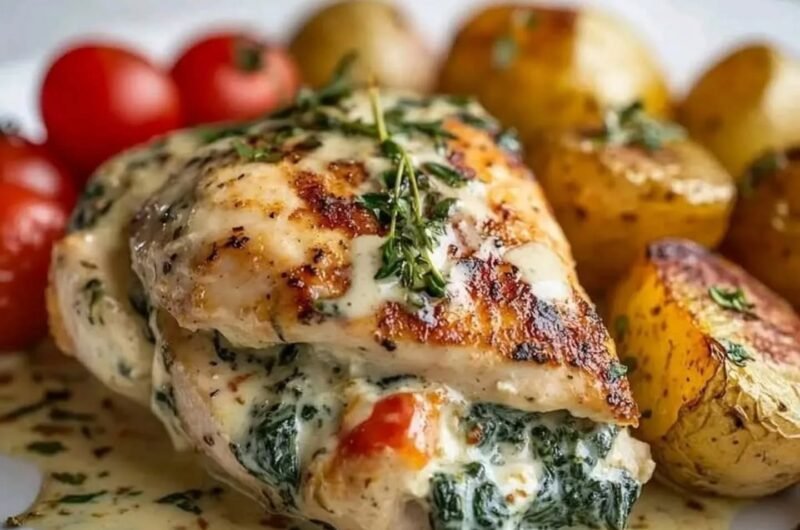 Creamy Spinach Garlic Chicken: A Creamy Twist on Chicken