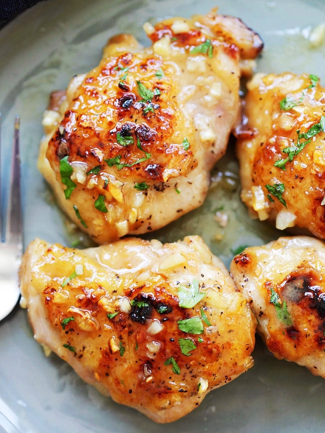 Honey Dijon Chicken Thighs