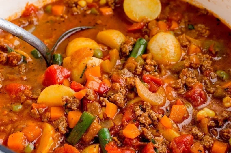 Homemade Hamburger Stew: Rich & Filling Meal