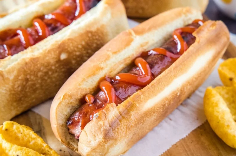 Air Fryer Hot Dogs