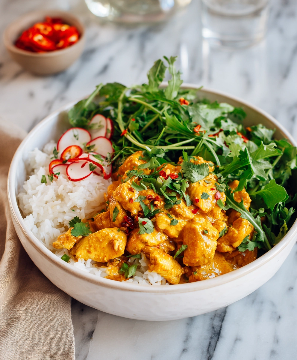 Coconut Curry Chicken Bowl