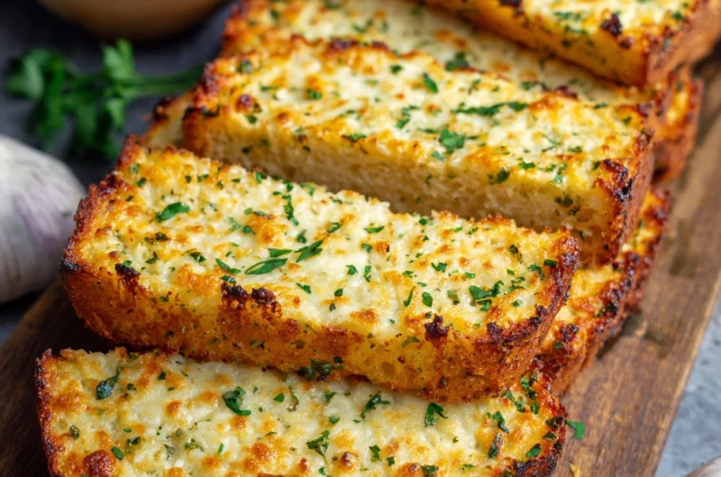 Easy Keto Garlic Bread: Golden and Garlicky