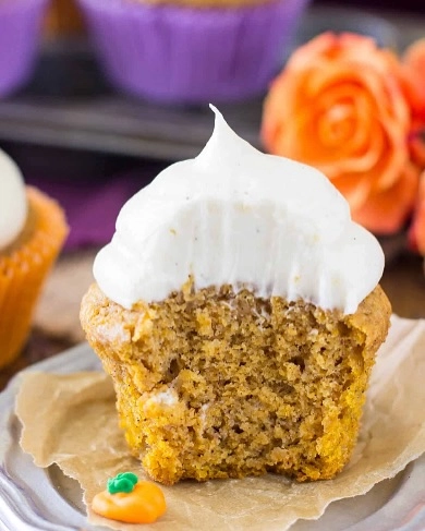 pumpkin cupcakes
