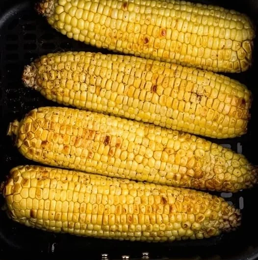 Sweet & Buttery Air Fryer Corn on the Cob in Under 15 Minutes
